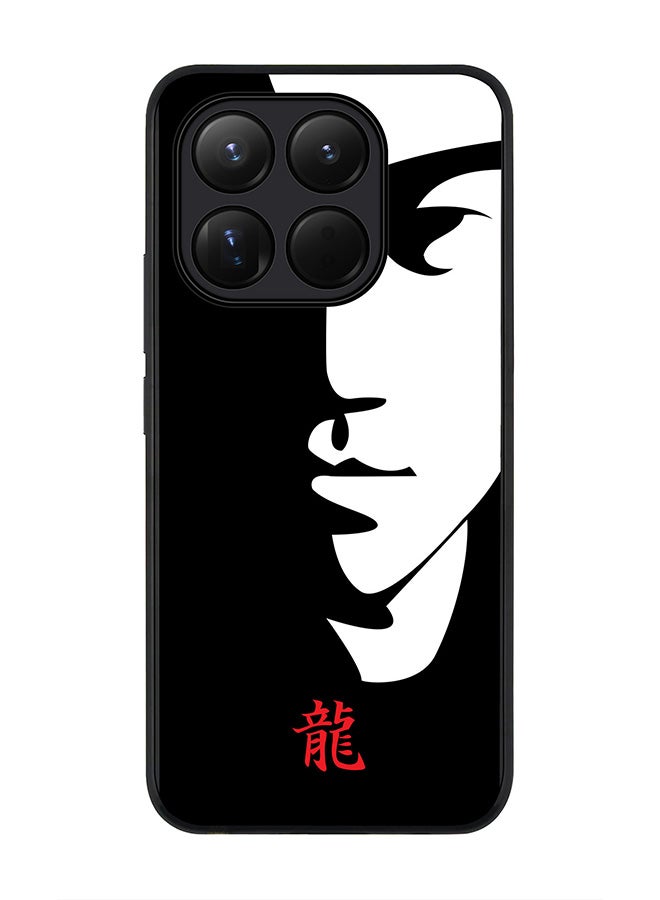 For Xiaomi 15T Case,Slim fit Camera Protection, Shockproof Thin Phone cover  - Tibute - Bruce Lee (Black)